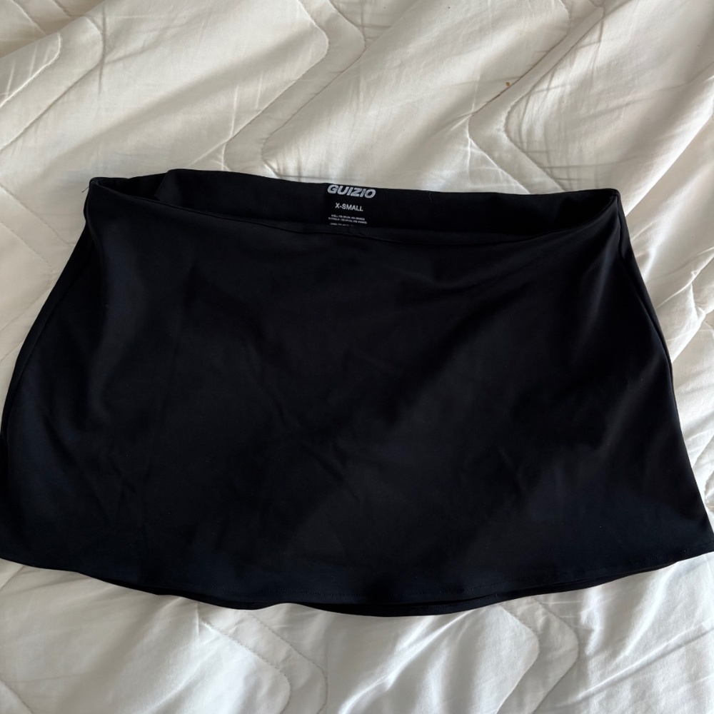 GUIZIO Black Micro Mini Skirt XS